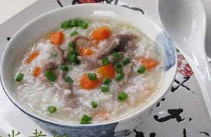蔬菜牛肉粥